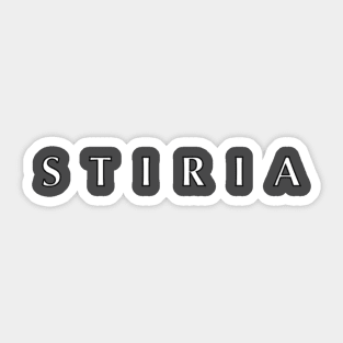 Stiria text Sticker